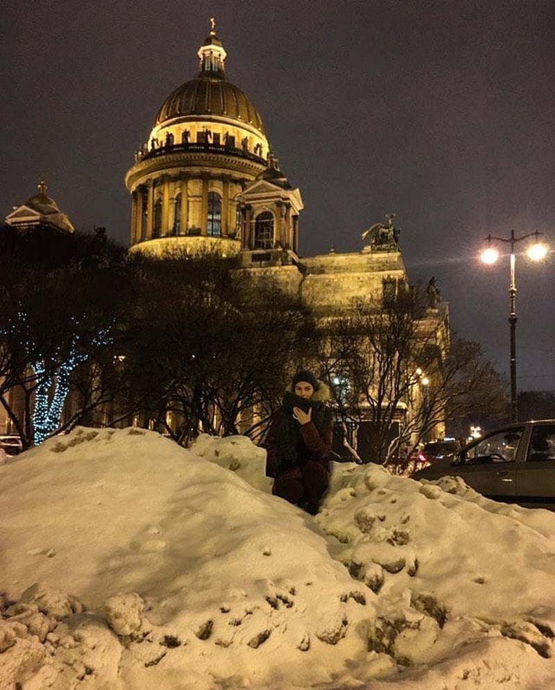 Неделя петербурга. Исаакиевская площадь зимой. Фото блогерши у Исаакиевского собора. Зимнее прошлое. Питер глазами обычных жителей.